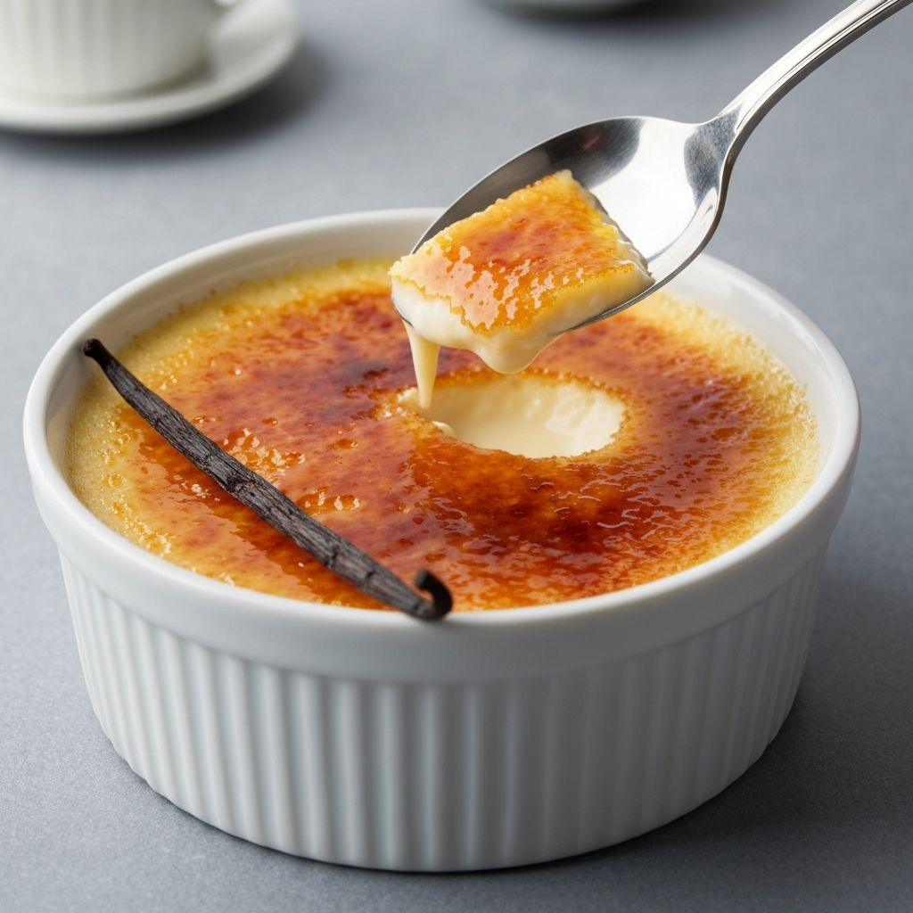 Crème brûlée à la vanille