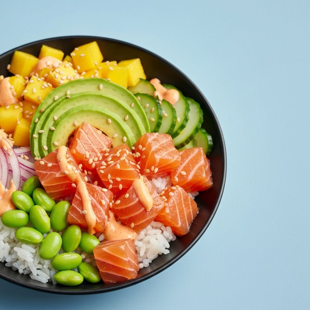 Poke bowl au saumon